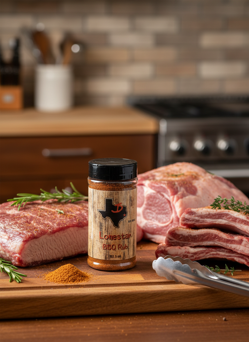 Lonestar BBQ Rub 12oz.