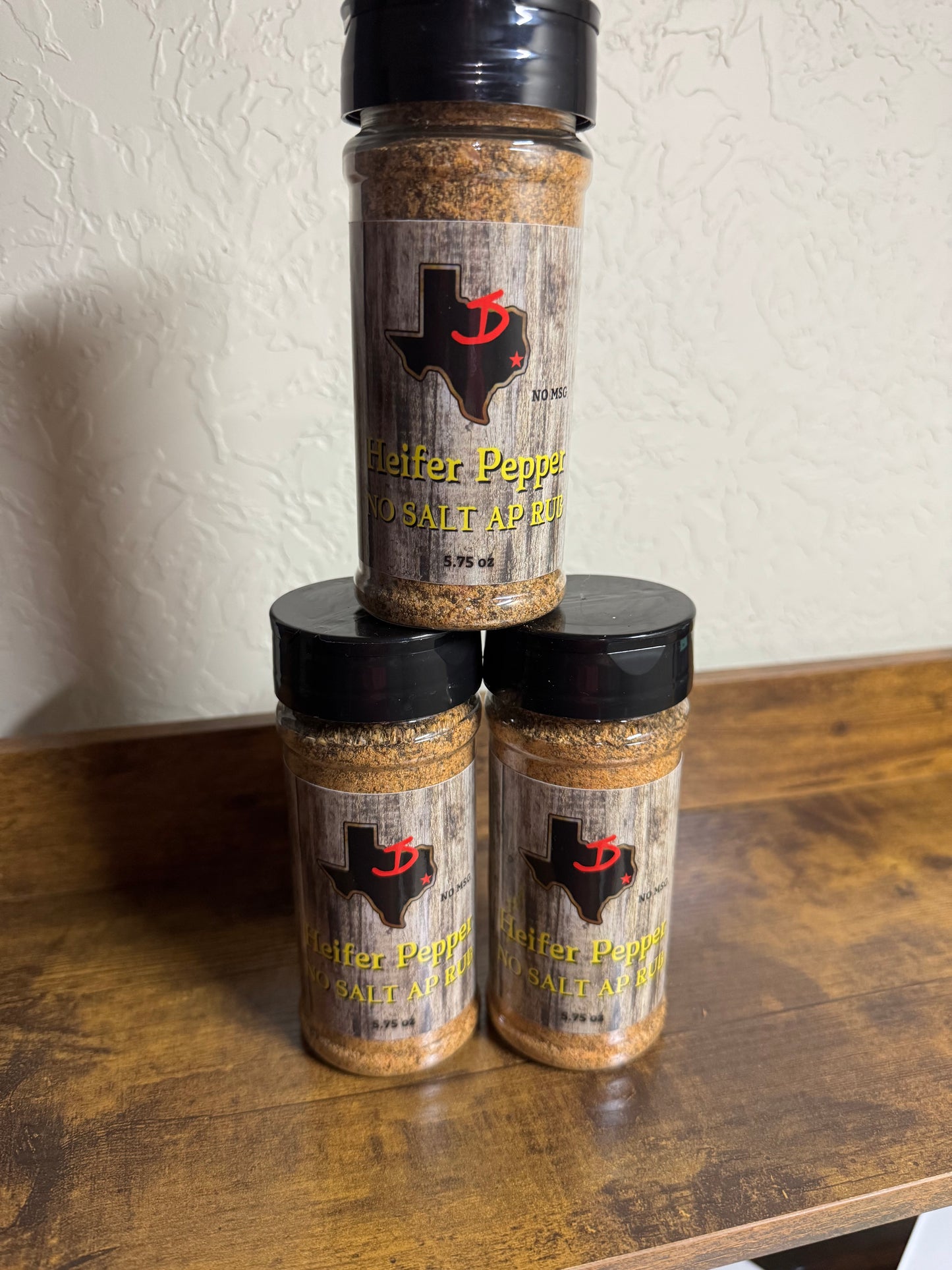 Heifer Pepper No Salt AP Rub 5.75oz